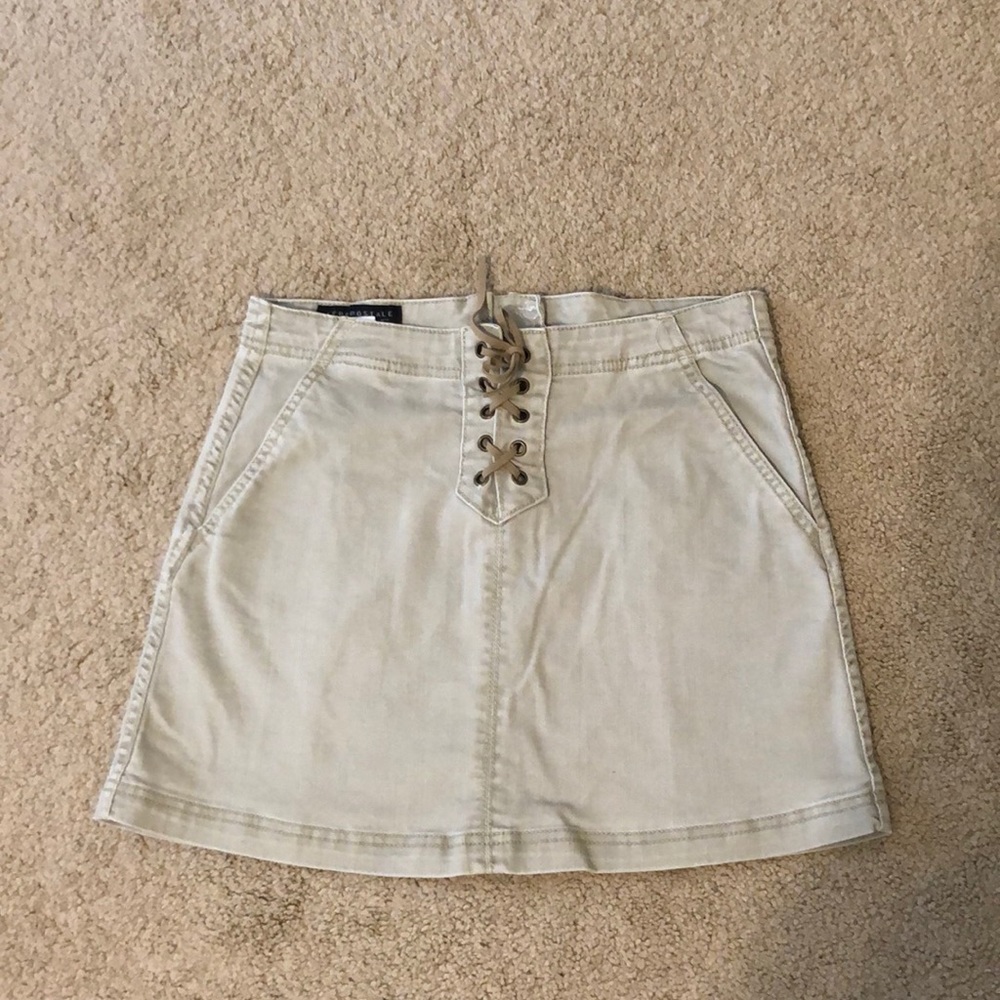 Denim mini skirt 4